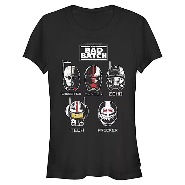 Star Wars - The Bad Batch - Textbook Helmet Group - Frauen T-Shirt günstig online kaufen