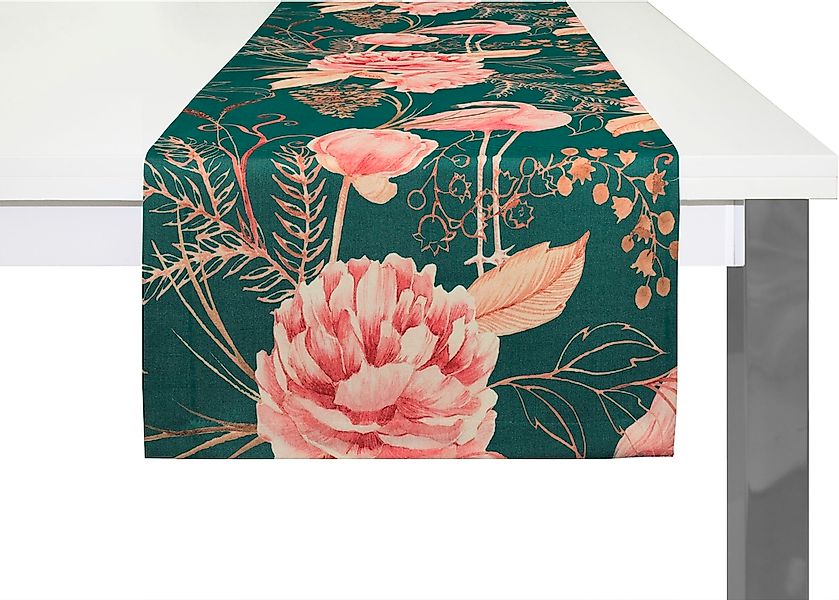 Adam Tischläufer "Eden" GOTS organic,zertifiziert durch CERES 0242Made in G günstig online kaufen