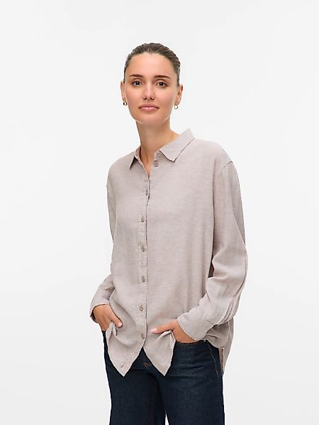 Vero Moda Hemdbluse VMLINN LINEN LS günstig online kaufen