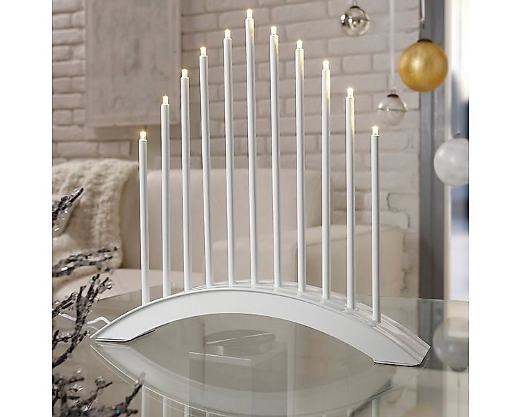 MeLiTec Fensterleuchter SL20-1, warmweiß, LED, Lichterbogen, Schwibbogen, A günstig online kaufen