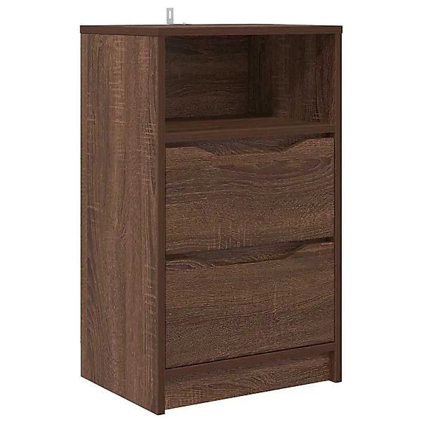 vidaXL Nachttisch Braun Eichen-Optik 40 x 30 x 467 cm Holzwerkstoff 888921 günstig online kaufen