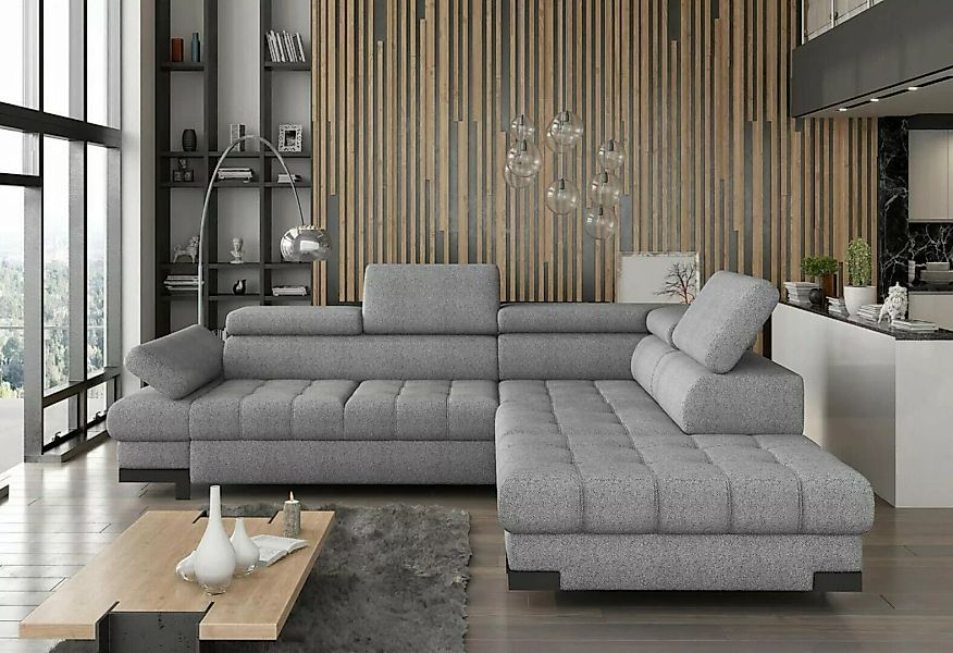 JVmoebel Ecksofa, Design Ecksofa L-form Modern Sofas Textilsofa Couch Wohnl günstig online kaufen