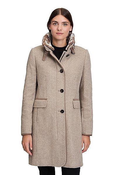Gil Bret Wollmantel mit Wolle, Stehkragen und Knopfleiste günstig online kaufen