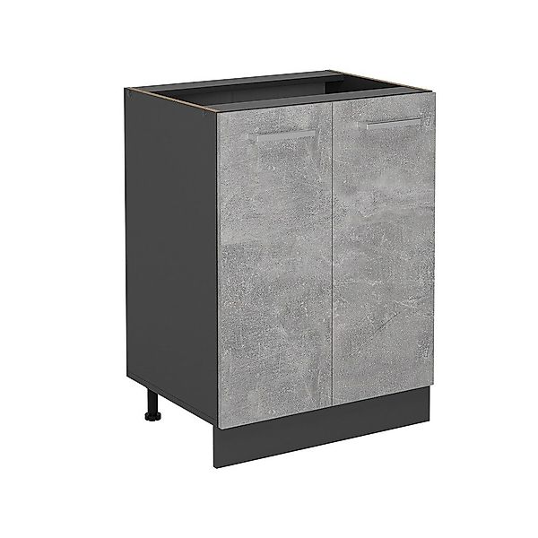Vicco Unterschrank R-Line, Beton/Anthrazit, 60 cm günstig online kaufen