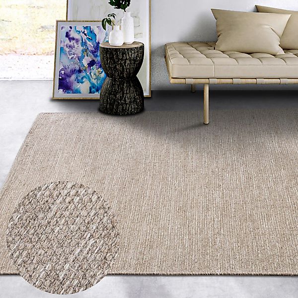 ELLE DECORATION Wollteppich "Pradesh" rechteckig 10 mm Höhe Handgewebt, Wol günstig online kaufen