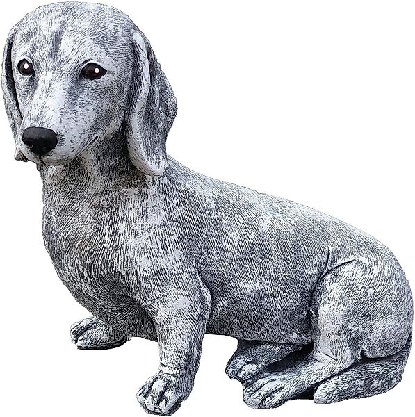 Stone and Style Gartenfigur Steinfigur Dackel günstig online kaufen