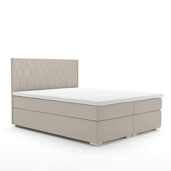 JVmoebel Bett Boxspring Bett Hotel Luxus Betten Polster Funktion Kasten 180 günstig online kaufen