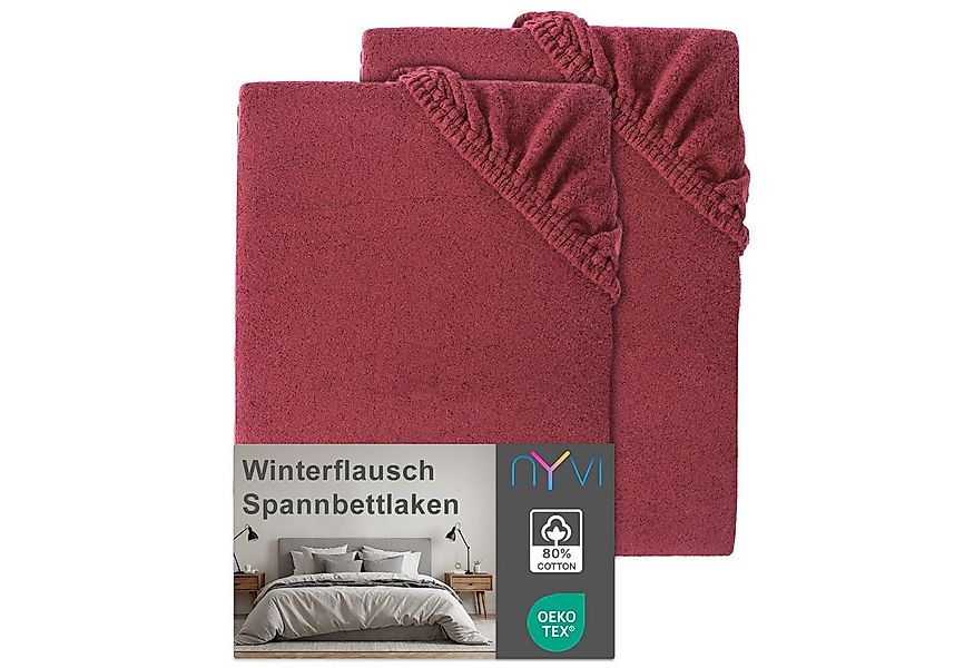 NYVI Spannbettlaken Spannbettlaken DreamScience Winterflausch für Matratzen günstig online kaufen