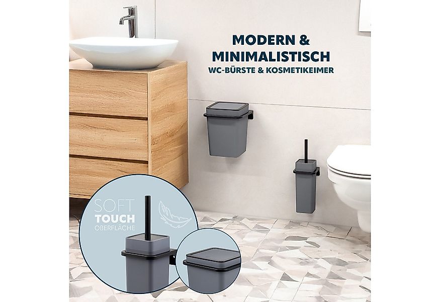 bremermann Badaccessoire-Set 2tlg. Bad-Set SAVONA Softtouch inkl. Wandhalte günstig online kaufen