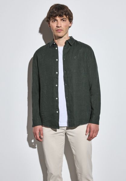 STREET ONE MEN Leinenhemd mit Knopfleiste günstig online kaufen