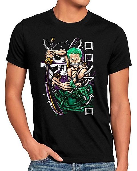 style3 T-Shirt Swordsman one piece japan anime luffy manga ruffy günstig online kaufen