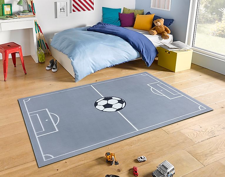 HANSE Home Teppich »Estadio«, rechteckig, 8 mm Höhe, Kinderteppich, Spielte günstig online kaufen