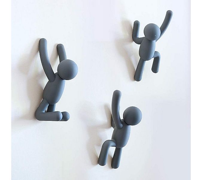 Umbra Wandhaken Umbra Buddy Hook Charcoal 3-er Set, (3er Set) günstig online kaufen