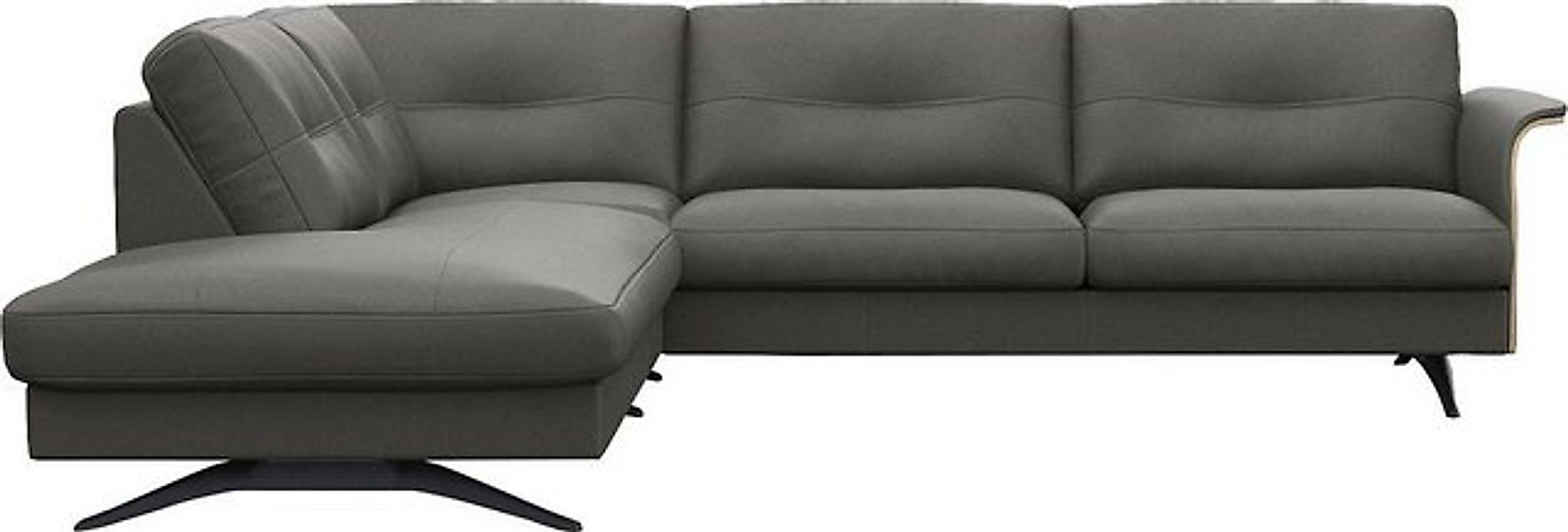 FLEXLUX Ecksofa Glow, super bequem durch hochwertigem Sitzaufbau mit Federk günstig online kaufen