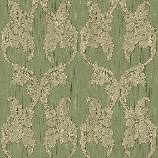 Tadessi Tapete Barock Nicolo M1 No 3776 Vliestapete Grün Klassik Vintage St günstig online kaufen