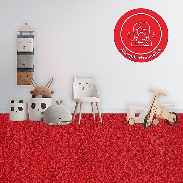 Andiamo Teppichboden »Sina, Velours, Made in Belgium«, rechteckig, 6 mm Höh günstig online kaufen