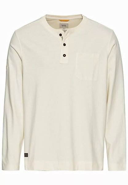 camel active Henleyshirt aus Organic Cotton günstig online kaufen