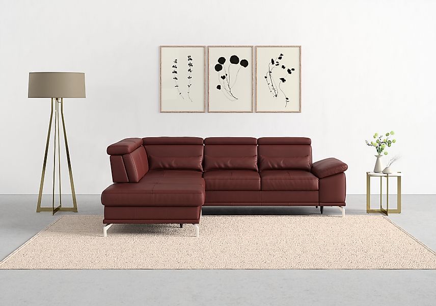 sit&more Ecksofa Cabrio L-Form, mit Sitztiefenverstellung, günstig online kaufen