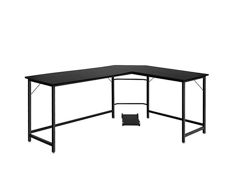 KOMFOTTEU Eckschreibtisch Computertisch Gaming Tisch, in L-Form, 167,5x125, günstig online kaufen