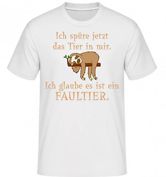 Das Tier In Mir Ist Ein Faultier · Shirtinator Männer T-Shirt günstig online kaufen