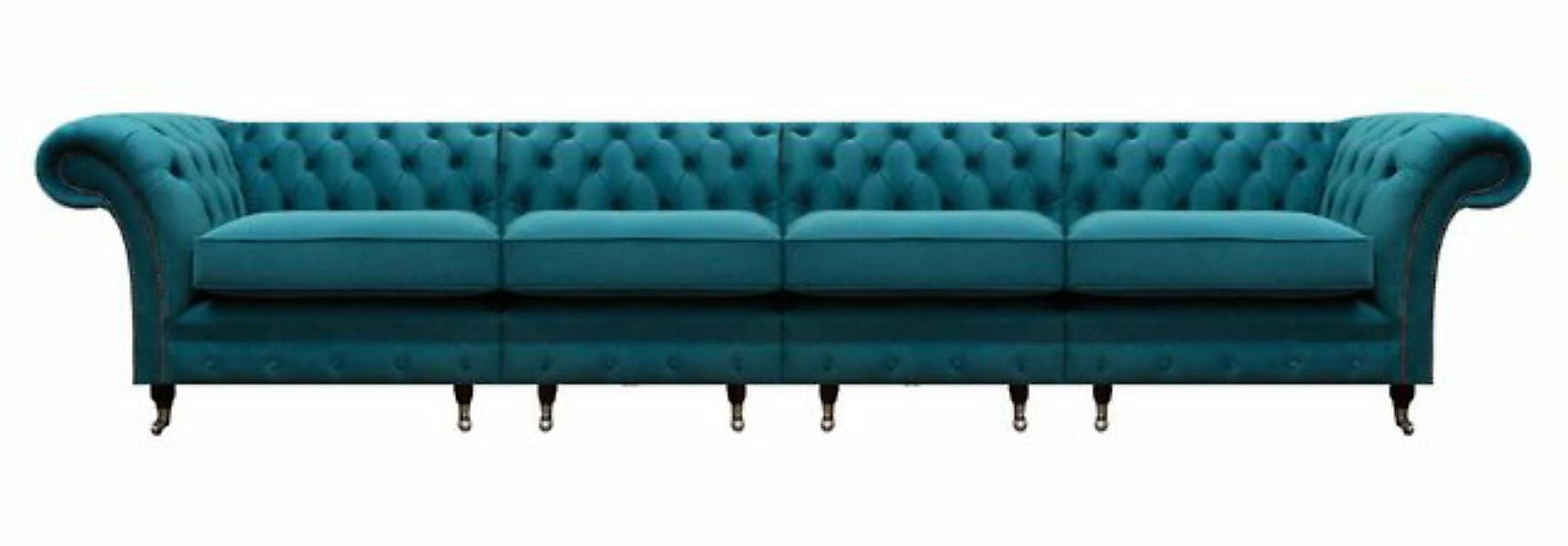 JVmoebel 4-Sitzer Wohnzimmer Sofa Viersitzer Couch Designer Einrichtung Bla günstig online kaufen
