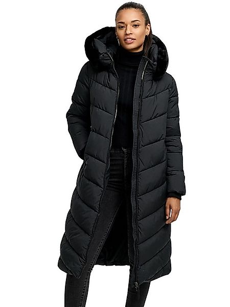 Tazzio Wintermantel F801 mit Kapuze, Chevron-Steppmantel in Wadenlänge günstig online kaufen