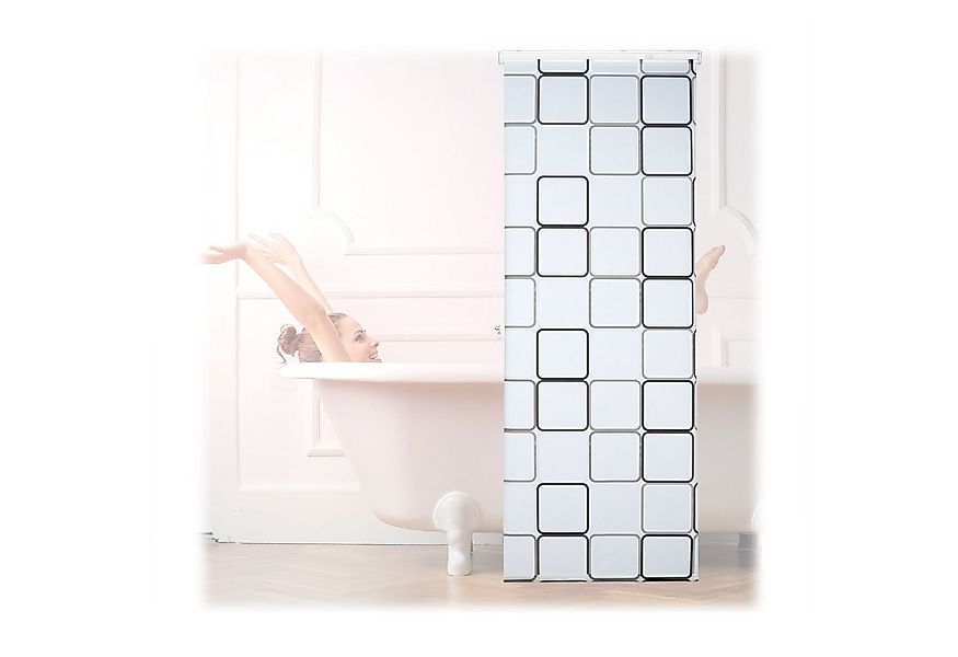 relaxdays Duschrollo SQUARE Breite 80 cm, 80x240cm günstig online kaufen