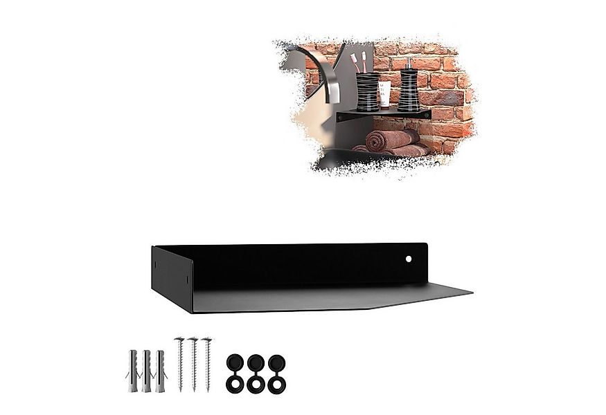 SO-TECH® Wandregal Wandboard HOVER 20/25 x 20/25 x 3 cm inkl. Befestigungss günstig online kaufen