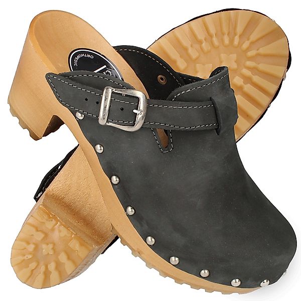 Cloque Berhida Damen Leder Clogs mit günstig online kaufen