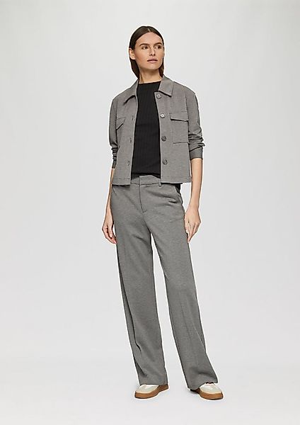 s.Oliver Stoffhose Regular Fit (1-tlg) melierte günstig online kaufen