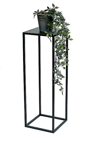DanDiBo Blumenständer Blumenhocker Metall Schwarz Eckig günstig online kaufen