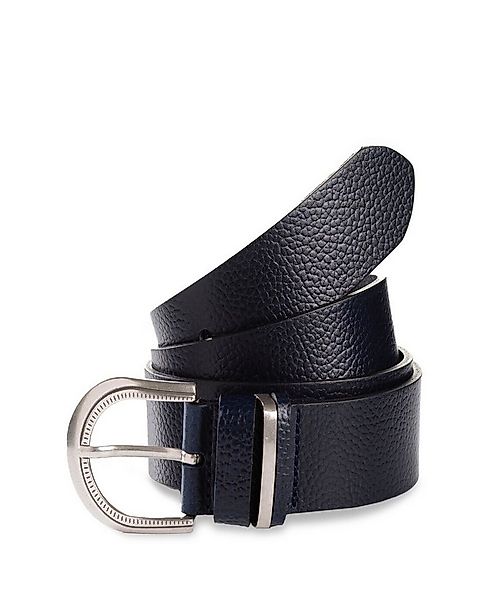 TOM TAILOR Ledergürtel Belts TTSANDRA Ledergürtel mit abgerundeter Dornschl günstig online kaufen