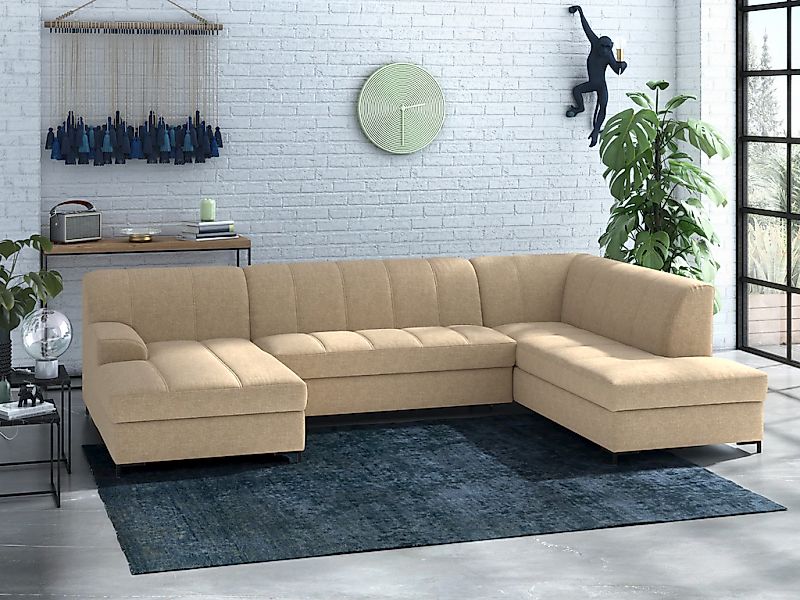 INOSIGN Wohnlandschaft "Balme, moderne Formensprache, zeitloses Design, U-F günstig online kaufen