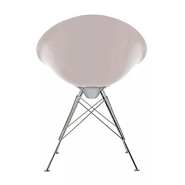 Kartell - Ero/S/ Stuhl mit Eiffelturmgestell - weiß/glänzend/ durchgefärbt/ günstig online kaufen