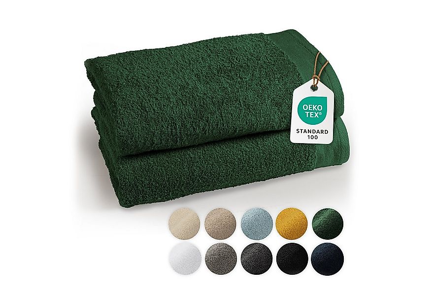 Blumtal Handtuch Premium 2-TLG. Saunatuch Set 80x200cm günstig online kaufen