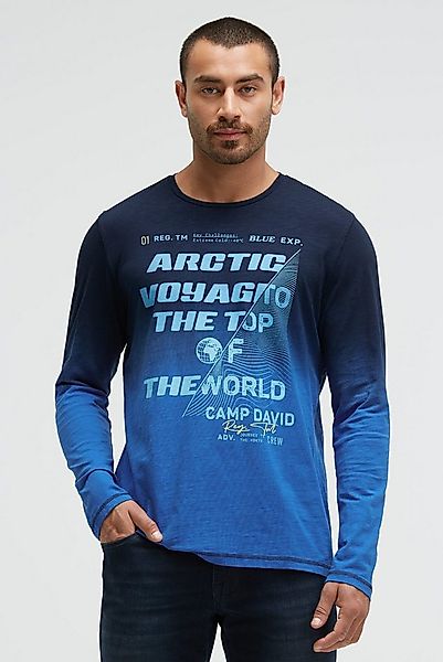 CAMP DAVID Langarmshirt aus Baumwolle günstig online kaufen