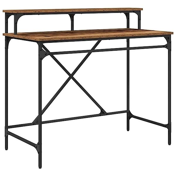 vidaXL Schreibtisch Altholz 100 x 50 x 90 cm Holzwerkstoff 881276 günstig online kaufen