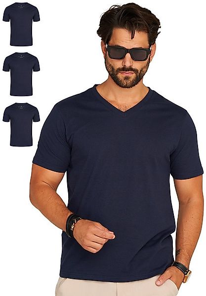DAILY COTTON T-Shirt BASETEEV (Packung, 3er-Pack) Herren Basic Kurzarm Shir günstig online kaufen