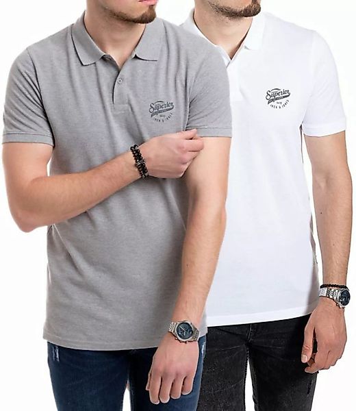 Jack & Jones Poloshirt (Set) Basic Shirt Unifarben im Doppelpack günstig online kaufen
