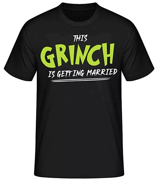 Grinch Getting Married · Männer Basic T-Shirt günstig online kaufen