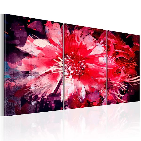 Wandbild - Crimson Flowers günstig online kaufen
