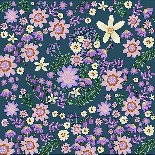 Komar Vlies Fototapete Disney Minnie Mouse Gardening Club Blau günstig online kaufen