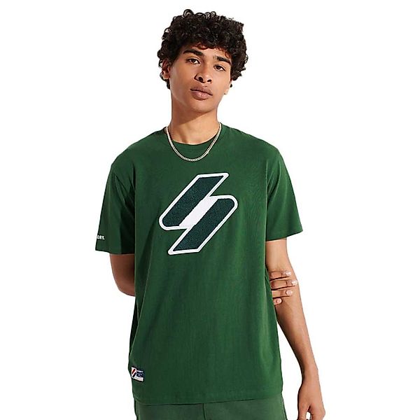 Superdry Code Logo Che Kurzärmeliges T-shirt S Dark Green günstig online kaufen
