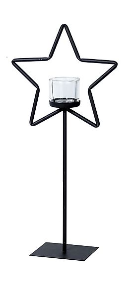 Eisen Windlicht Stern auf Ständer 30 günstig online kaufen