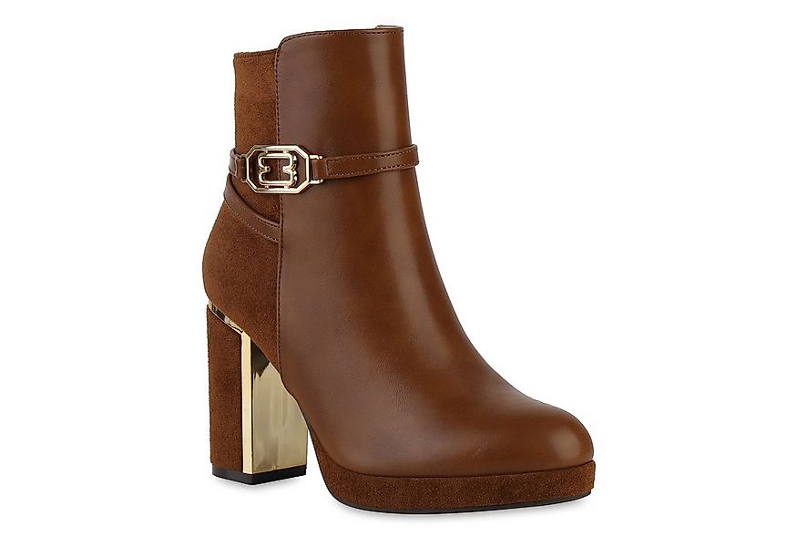 VAN HILL 841320 Stiefelette Damen Leicht Gefütterte Klassische Stiefeletten günstig online kaufen