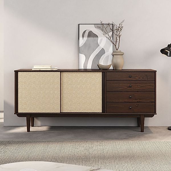 IDIMEX Sideboard SIMONA, Anrichte Kommode Rattan günstig online kaufen
