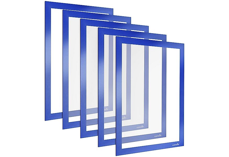Poppstar Einzelrahmen, Poppstar 5x Magnetischer Info-Rahmen A4, 32,2 x 23,6 günstig online kaufen