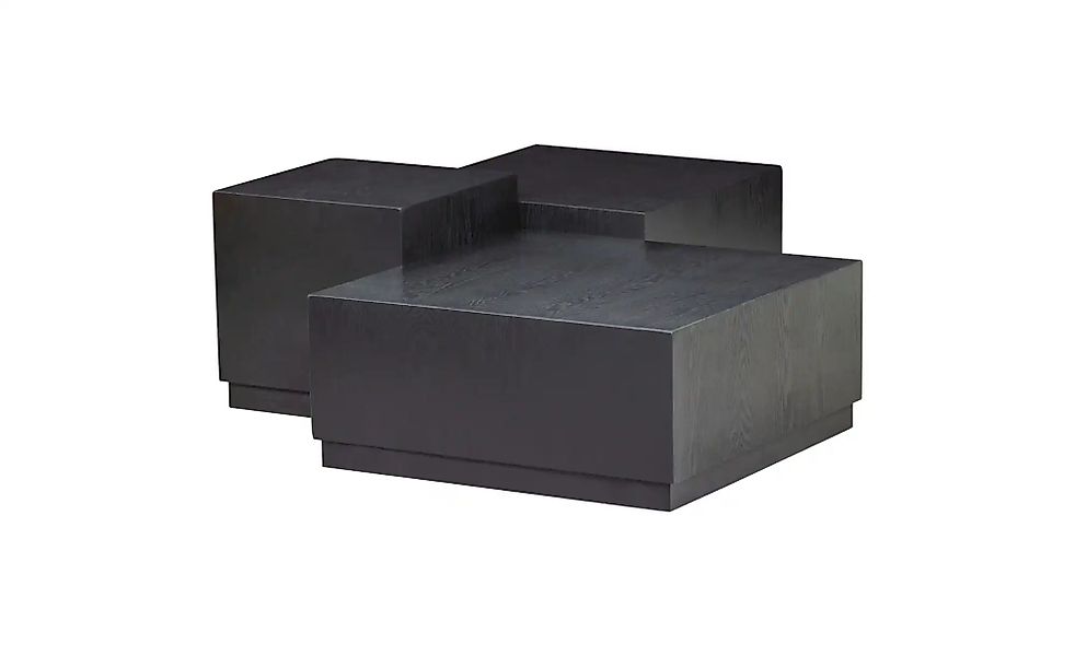 WOOOD Couchtisch 3er-Set   ¦ schwarz ¦ Maße (cm): B: 70 H: 30 Tische > Couc günstig online kaufen