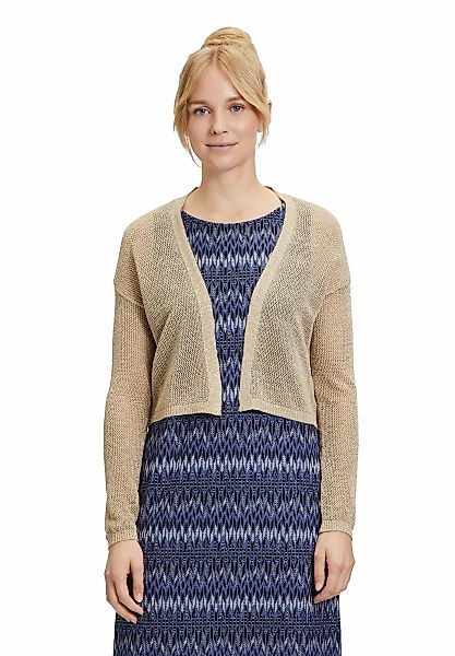 Cartoon Strickjacke "Cartoon Damen Strick-Cardigan mit Lurexfaden", Ajourmu günstig online kaufen