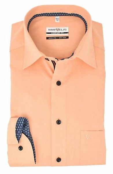 MARVELIS Businesshemd Businesshemd - Comfort Fit - Langarm - Einfarbig - Ko günstig online kaufen